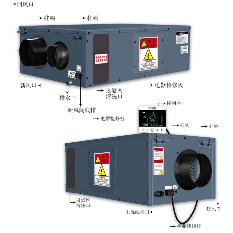 DXF-550新風(fēng)凈化除濕機(jī)